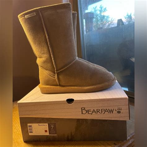 bearpaw elle boots|bearpaw women's eva short neverwet sheepskin boots.